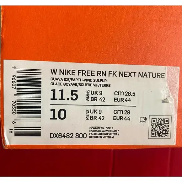 W Nike Free RN FK Next Nature Size: Women's 11.5/Mens 10 - Picture 11 of 12